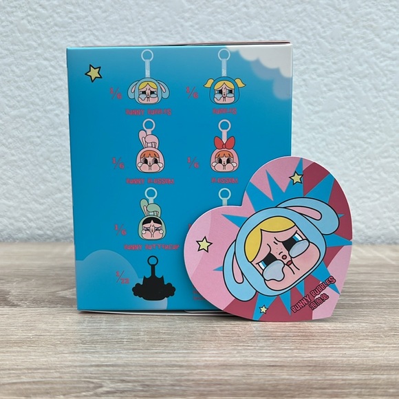 Cry Baby - Power Puff Girls Vinyl Plush Pendant - Confirmed Bunny Bubbles - Picture 3 of 6